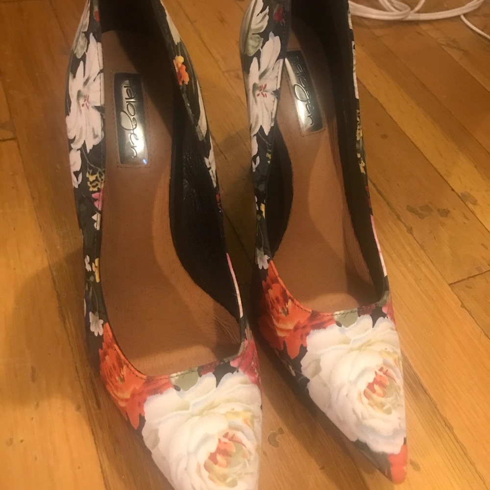 Halogen floral heels